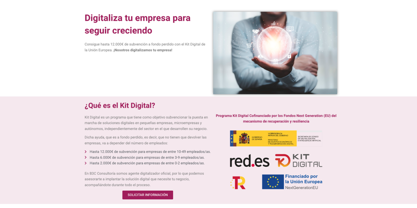 Creación identidad digital desde cero para B3C Consultoría